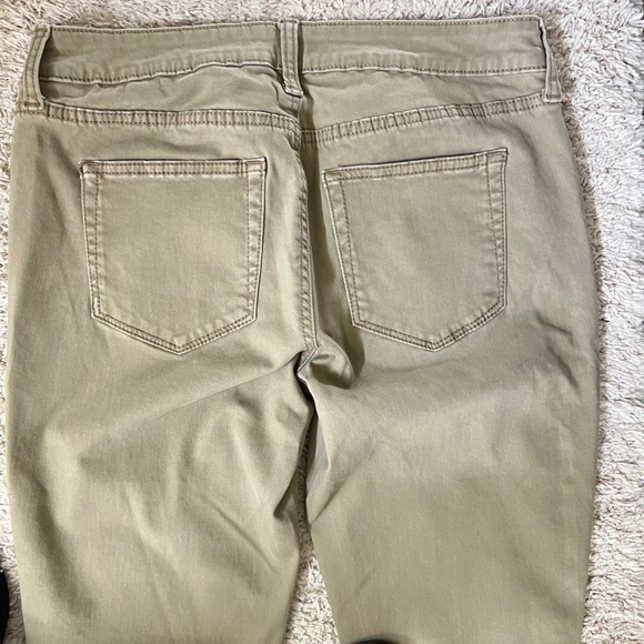 Sonoma Women's Jeans Size 6 Skinny Brushed Cotton Spandex Blend Tan EUC - Picture 8 of 11